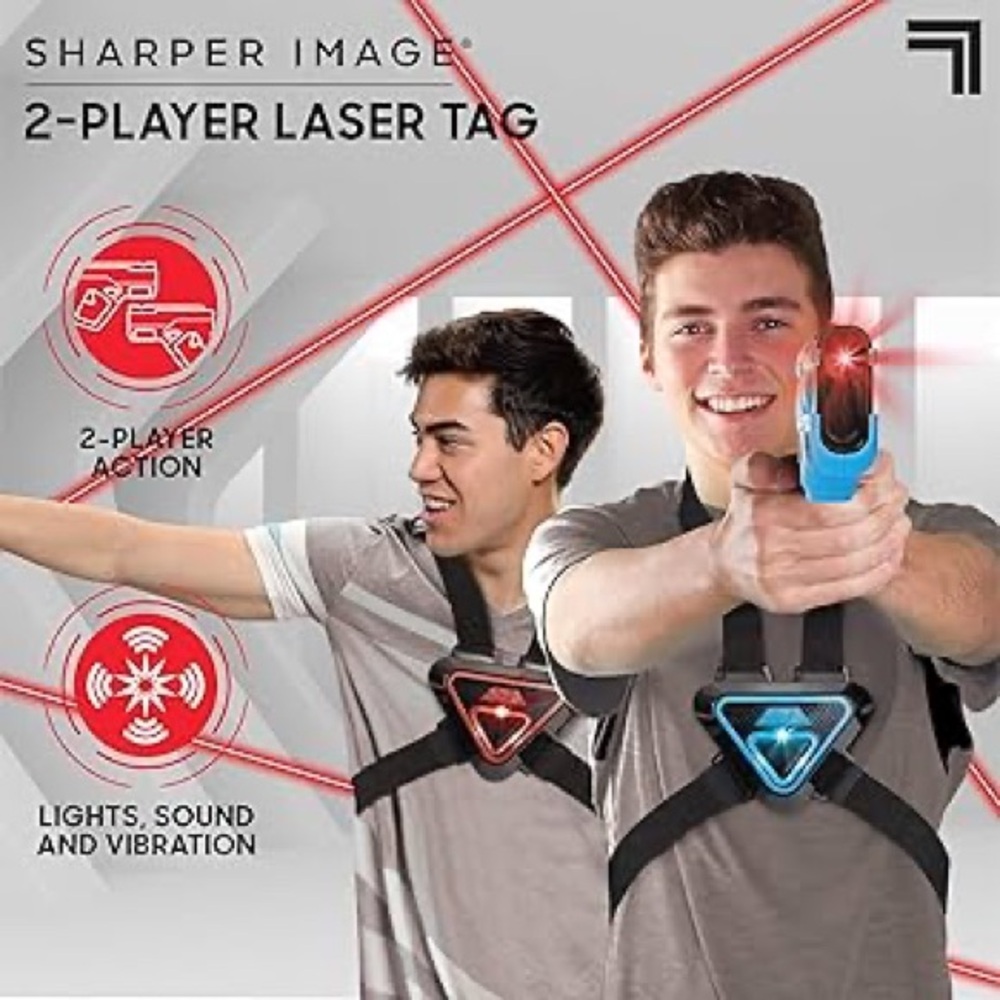 2-Pack of Blaster Guns & Armor Vests, Kids & Adults, Indoor/ Outdoor Battle Game - Picture 2 of 7